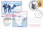 FRIDTJOF NANSEN, GROENLANDA EXPEDITION, 2011, SPECIAL COVER, OBLITERATION CONCORDANTE, ROMANIA - Erforscher