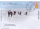 PROF UCA MARINESCU, BY SKY AT SOUTH POLE, 2006, SPECIAL CARD, OBLITERATION CONCORDANTE, ROMANIA - Erforscher