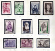 Kalinine, Tolstoï, Kirov, Bauman, 573 / 582 B, Cote 99,50 €  Ø - Used Stamps