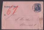 Deutsches Reich Postal Stationery Ganzsache Entier Rohrpost-Brief Umschlag BERLIN 1906, 30 Pf Germania (2 Scans) - Enveloppes