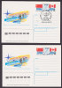 Canada The Soviet-Canadian Transpolar Ski Expedition 1988, 2 Cards Mint & Used Flags Flagge (2 Scans) - Commemorativi