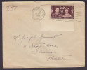 Great Britain Coronation King George VI. Unofficial FDC Cover ASHTON-UNDER-LYNE 1937 Cover SLIEMA Malta Corner Margin !! - ....-1951 Vor Elizabeth II.