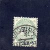GRANDE BRETAGNE 1883-84 O FIL COURONNE  PERFIN - Used Stamps