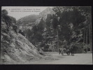 OLLIOULES (Var) - Les Gorges - La Route Défilé étroit De 4 Kilomètres De Longueur - Attelage - Animée - Non Voyagée - Ollioules