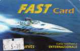 FAST CARD Carta Internazionale Prepagata Motoscafo - Other & Unclassified