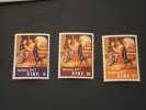 IRLANDA - 1977 QUADRI NATALE 3 VALORI -NUOVI(++)-TEMATICHE - Unused Stamps
