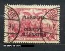 1920, Allenstein, Marken Mit Dreizeiligem Bdr.-Aufdruck ( I ), Minr. 13 Gest. - Sonstige & Ohne Zuordnung