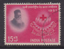 India 1957 Mi. 275     15 NP Red Cross Rotes Kreuz Croix Rouge Henri Dunant - Oblitérés