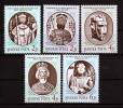 HUNGARY - 1986. Kings (1. Series) - MNH - Unused Stamps