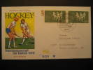 GERMANY Berlin 1976 World Championship Field Hockey Hierba Grass Gazon FDC Cancel Cover - Hockey (sur Gazon)