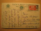 BARBADOS GB UK British Colonies 1964 Gunterslah Germany Stamp On Bridgetown Post Card - Barbades (...-1966)