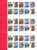 Canada #BK342 Pane Of 30 (P) Flag Over Scenics - Barcode Lower Left Cover - Carnets Complets