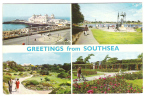 "Greetings From SOUTHSEA", Hampshire, GB;South Parade Pier,Canoe Lake,Rock & Rose Gardens,TB - Altri & Non Classificati