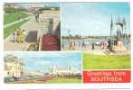 "Greetings From SOUTHSEA", Hampshire, GB;South Parade  Gardens,Canoe Lake, Walled Gardens,AUTO;TB - Autres & Non Classés