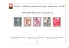 Schweiz Suisse 1941: PTT-Sammelblatt N° 22 Ferdinand Hodler Mit Zu 243-247 Mi 377-381 Yv 358-362 * MLH (Zu CHF 25.00) - Lettres & Documents