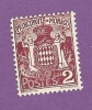 MONACO TIMBRE N° 74 NEUF AVEC CHARNIERE BLASON MONEGASQUE - Nuovi