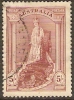 AUSTRALIA - USED 1938 5/- Coronation Robes, Thick Paper - Gebruikt