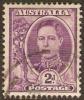 AUSTRALIA - USED 1944 2d King George VI, Perf 15x14 - Oblitérés