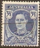 AUSTRALIA - USED 1942 3d King George VI, Perf 15 X 14 - Gebruikt