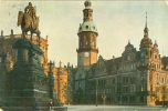 Dresden, Kgl. Residenzschloss, König Johann Denkmal, Um 1910/20 - Dresden