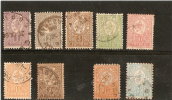 BULGARIE  1889/96  N 28/35 Et N 33a/34a  Obliteré Avec Ou Sans Charniere - Gebraucht