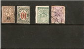 BULGARIE  1892/95 N 40/41et N 42/44   Obliteré Avec Ou Sans Charniere - Used Stamps