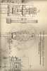 Original Patentschrift - Presse Für Ziegel , Stein , Ziegelei ,1897, Brick Press Ltd. In Peas Hill Rise , Nottingham !!! - Machines