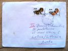 Cover Sent From Bulgaria To Lithuania, Butterflies, Insects, - Briefe U. Dokumente