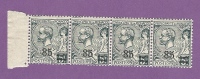 MONACO TIMBRE N° 72 NEUF SANS CHARNIERE LE PRINCE ALBERT 1ER BANDE DE 4 - Unused Stamps