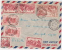 France. Afrique Occidentale Francaise Multifranked Cover Sent To USA.   (G03c033) - Storia Postale