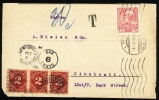 1911 Austria Front Of Cover. Sent To USA. Postage Due Stamps.    (G10c102) - Segnatasse