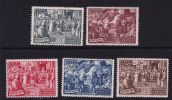 1951  15º Centenario Del Concilio Di Calcedonia  Sass 149-153  ** MNH - Unused Stamps