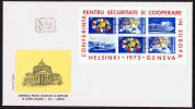 1972 Europaische Sicherheitkonferenz Mii Block 108 - FDC