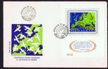 1975 Europaische Sicherheitkonferenz Mii Block 125  Map Carte - FDC