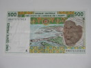 500 Francs - SENEGAL = K - Banque Centrale Des Etats De L´Afrique De L´Ouest. - Senegal