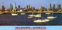 Melbourne Viewed From Across The Bay - Bartel Vista Long 21cm Unused - Melbourne