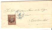 CARTA 1855  MADRID SANTANDER - Lettres & Documents