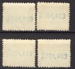 Spanish Guinea, Casa De Nipa, Lot Of 4 Stamps: 10c (*), Numbers At The Back Are Going Up! - Guinea Española