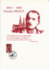 - Feuillet CHARLES PEGUY - 1914-1984 - CHARTRES - 30 Septembre 1984 - - Souvenir Blocks & Sheetlets