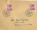 Frontal, Zlin 1947   Checoslovaquia, - Briefe U. Dokumente
