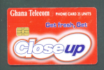 GHANA  -  Chip Phonecard As Scan - Ghana