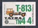 Viñeta CHECOSLOVAQUIA .Transportes TATRA TN 4x4 - Errors, Freaks & Oddities (EFO)