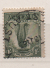 Fra127 Australia, Uccello Lira, Oiseau Lire, Lire Bird, 1937-38, Fil VI, Dent 13,5x14, N.118 (B) Y&T - Used Stamps