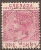 GRENADA - 1883 1d Queen Victoria. Scott 21. Used - Grenade (...-1974)