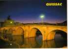 30 QUISSAC Pont Sur Le Vidourle De Nuit, Lampadaire - Quissac