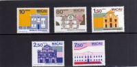 PORTOGALLO COLONIE MACAO - PORTUGAL COLONIES MACAU 1983  ARCHITETTURA - ARCHITECTURE  MNH - Neufs