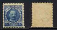 ANTILLES DANOISES - FREDERIK VIII / 1907 - # 40 - 25 B. Bleu Et Bleu Foncé * (ref T1236) - Danimarca (Antille)