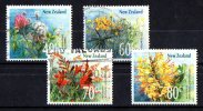 New Zealand 1989 Wild Flowers Set Of 4 Used - Oblitérés