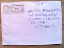 Cover Sent From Hungary To Lithuania,  ATM Label 150 Ft - Viñetas De Franqueo [ATM]