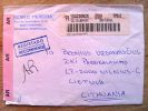 Cover Sent From Portugal To Lithuania,  ATM Label Registered 1997 - Timbres De Distributeurs [ATM]